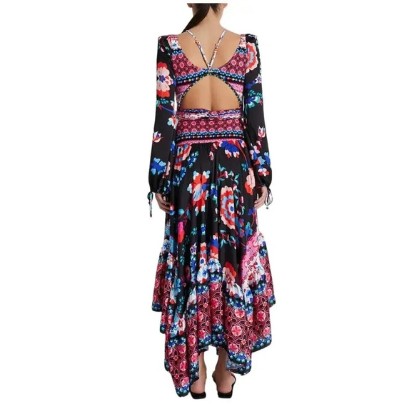 New With Tags PatBo Matryo Lycra Bodysuit Maxi Dress Size XS - Picture 2 of 9